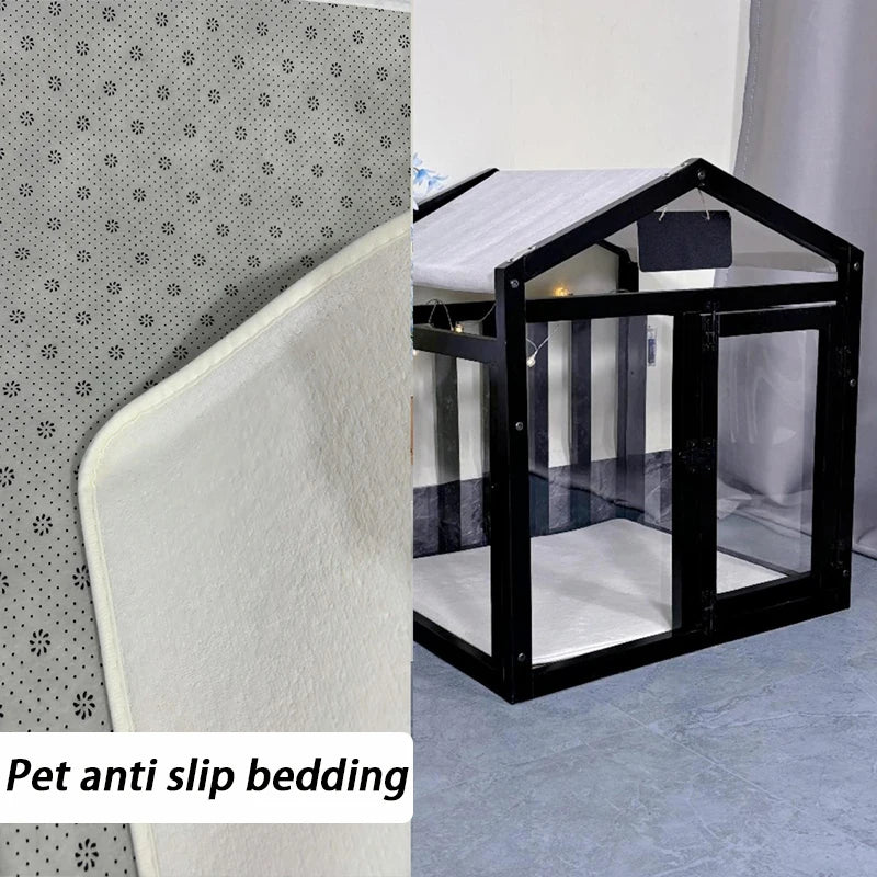 Small/Medium Wooden Dog House, Pet Villa with a door