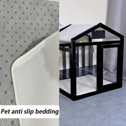 Small/Medium Wooden Dog House, Pet Villa with a door