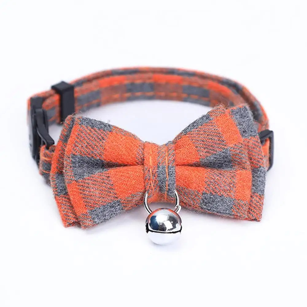 Adjustable Kitten Collar, Bowknot Necklace, Dog Collar