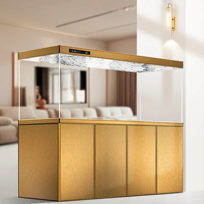 Modern Ornamental Floor Aquarium Luxury Living Room