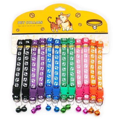 12Pcs Wholesale Mixed Color Anti-Lost Dog Collars