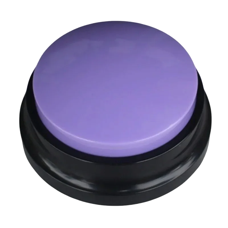 Pet Communication Buttons, Voice Recording Button, Training Buzzer, 30 Second Record Playback