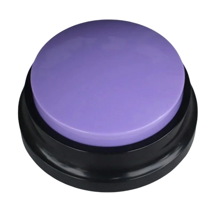 Pet Communication Buttons, Voice Recording Button, Training Buzzer, 30 Second Record Playback