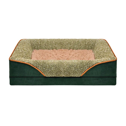 An oversized dog bed for all seasons,