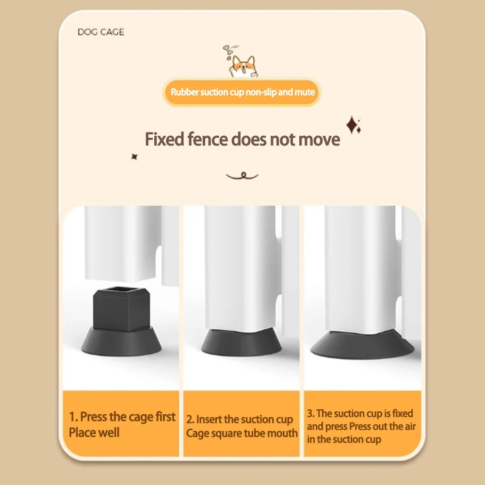 Easy To Assemble Dog Playpen, Outdoor/Indoor Pet Playpen,