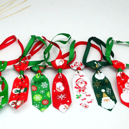 Adjustable Christmas Pet Tie