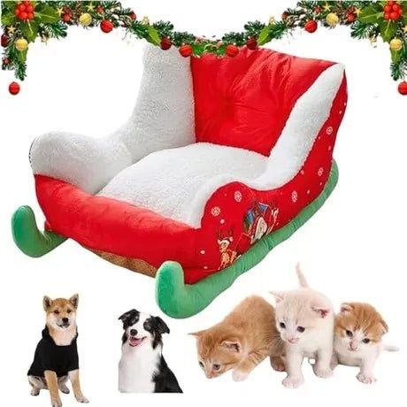 Sled Christmas Cat/Dog Winter Nest