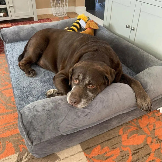 Extra Large Orthopedic Pet Mattress with Removable Washable Cover