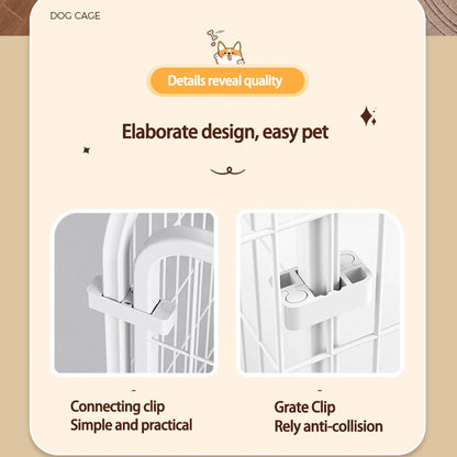 Easy To Assemble Dog Playpen, Outdoor/Indoor Pet Playpen,