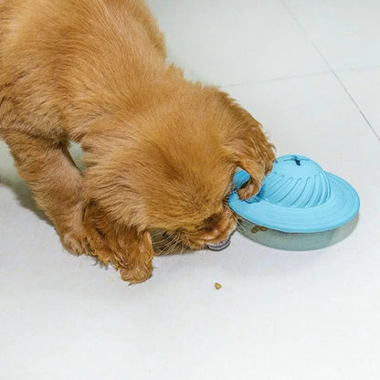 IQ Interactive Puzzle, Food Dispensing Dog Treat Ball Chasing Chewing Playing
