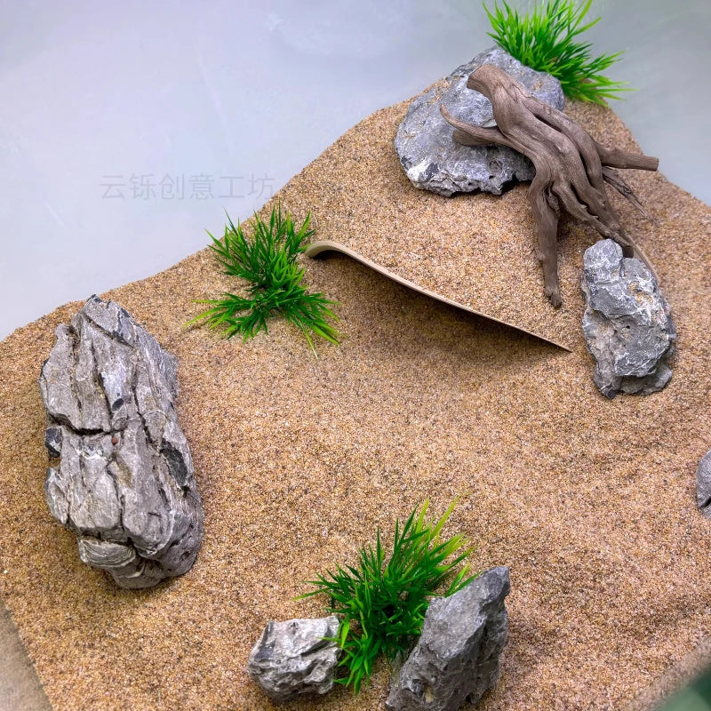 Underground Cave Shelter for Small Fish Reptiles,  Habitat Terrarium Décor