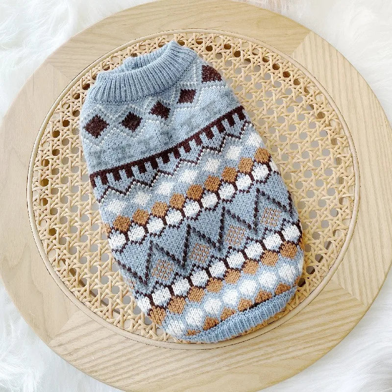 Dog Turtleneck Knitted Sweaters for Small Medium Dogs