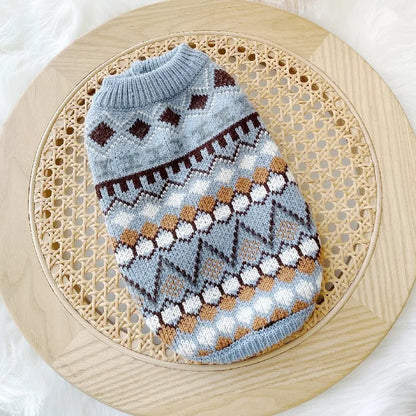 Dog Turtleneck Knitted Sweaters for Small Medium Dogs