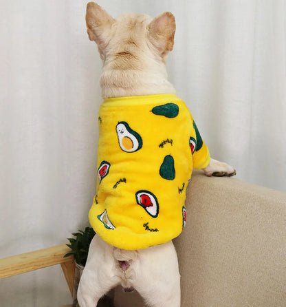 Cute Print Puppy Warm Clothing, Hoodie, Winter Pajamas