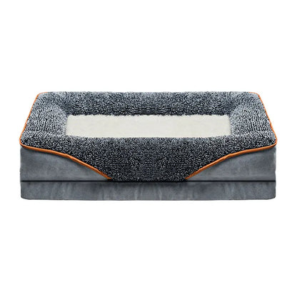 An oversized dog bed for all seasons,