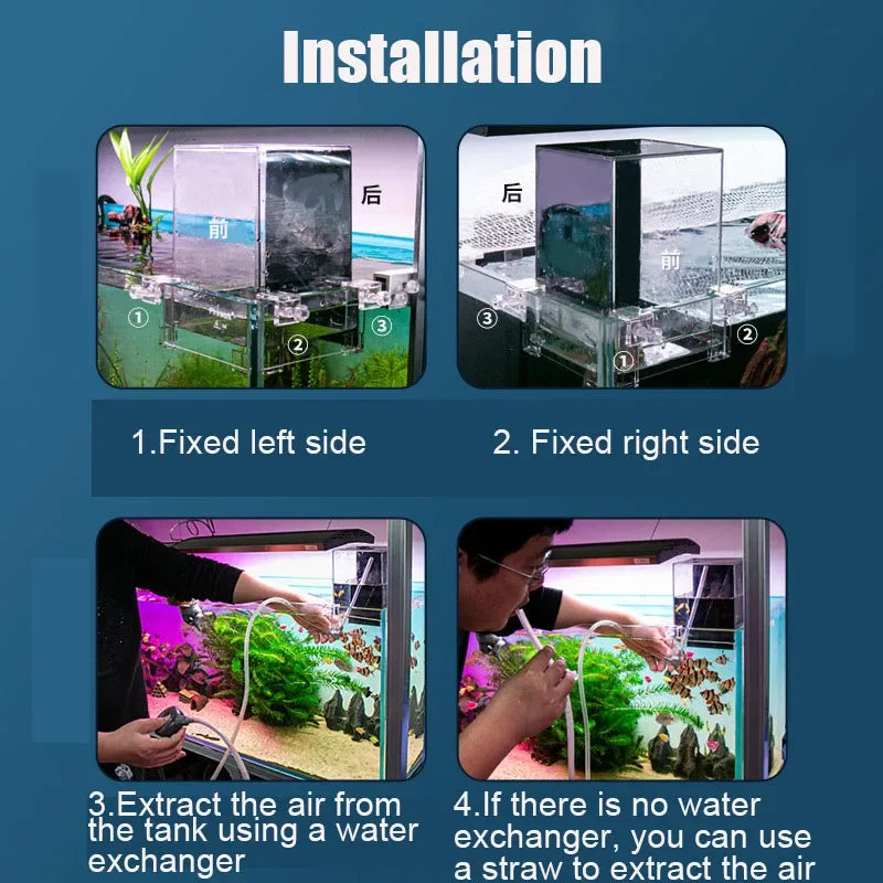 Creative Aquarium Tanks Negative Pressure Ecological Aquascape