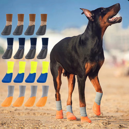 Outdoor Dog Boots, Paw Protectors, Anti-slip Boots