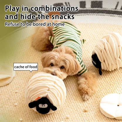 Interactive Dog Sniffing Puzzle, Portable Training Puzzle