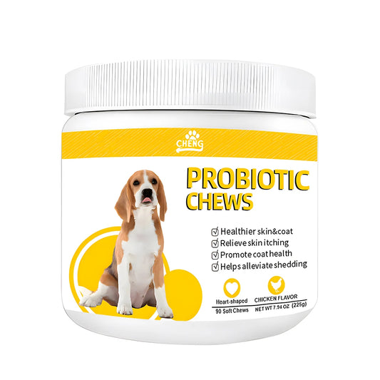 Probiotic Soft Chews Promote Healthy Skin & Coat, Alleviate Shedding & Relieves Itching