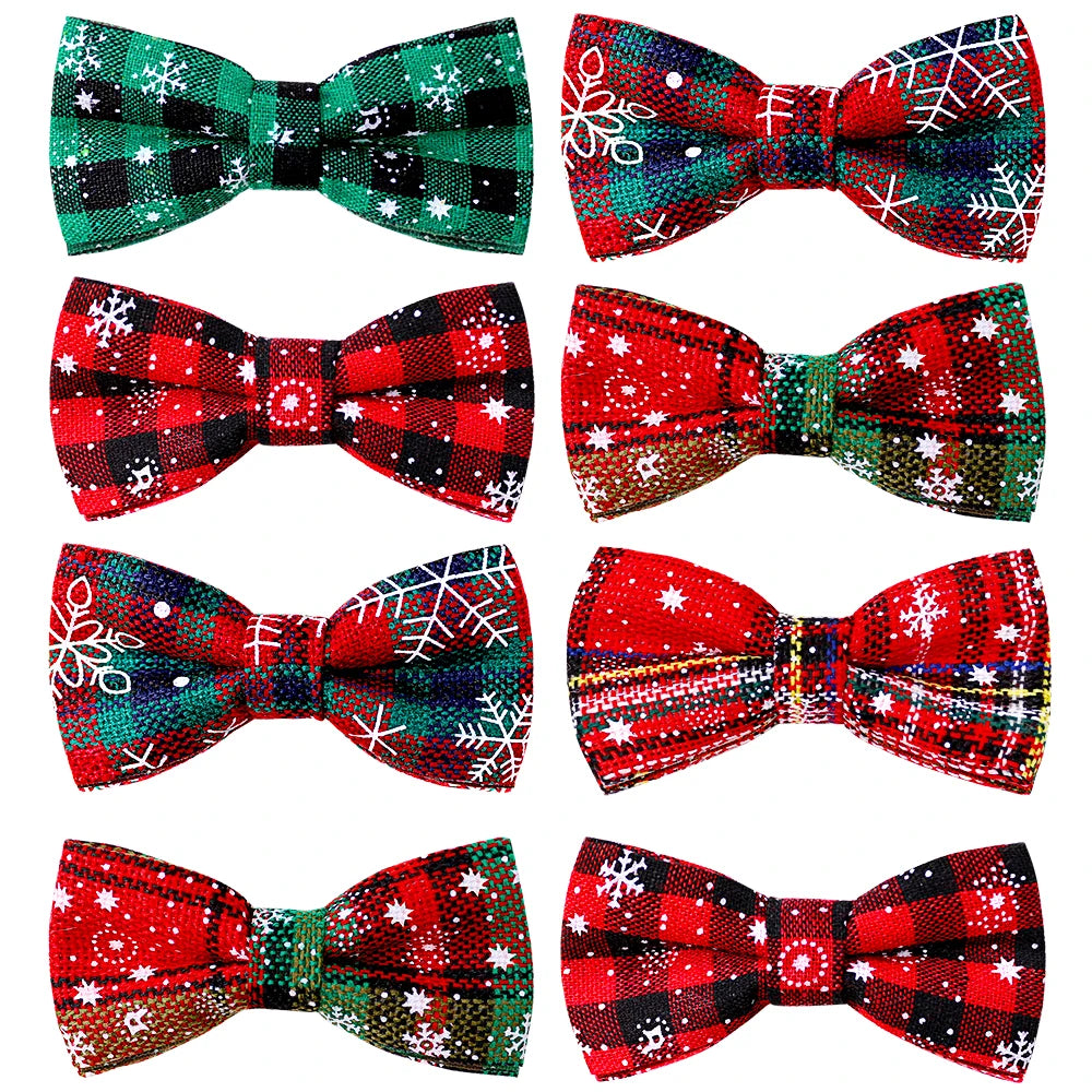 Christmas Pet Sliding Dog Bow Tie Collar
