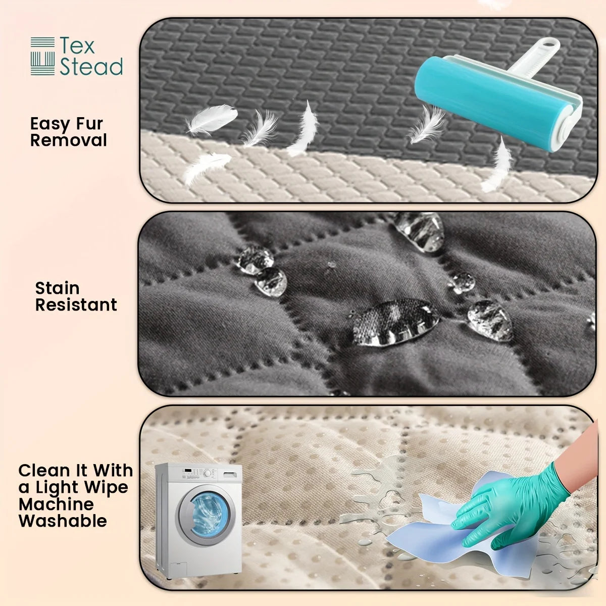 Double-Sided Waterproof Bed Cover Furniture Protector For Dogs