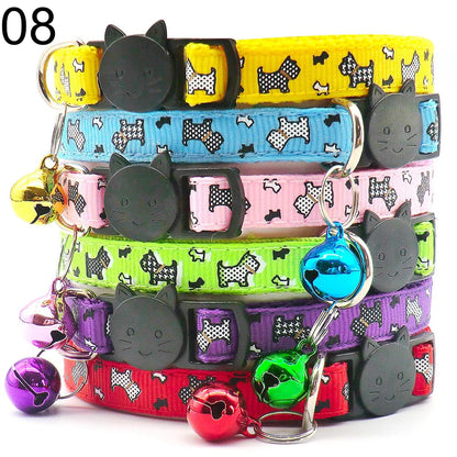 100Pcs Collar Necklace for Dogs/ Cat, Training Choker, Personalized Cartoon, Printed Dog Id Tag