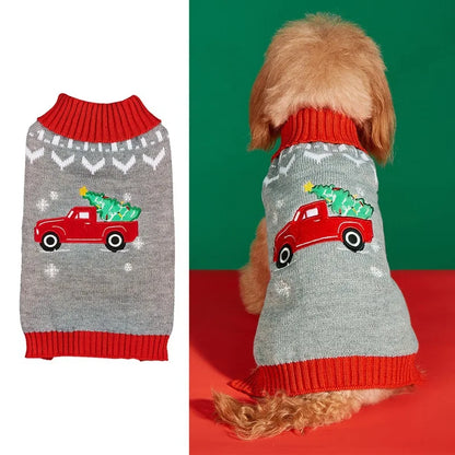 Christmas Pet Sweater for Dogs Cats, Gingerbread Man, Snowflake, Antler Hoodie