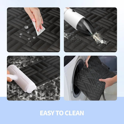 Dog Car Seat Cover, Hard Bottom Back Seat Extender, Holds 400lbs,