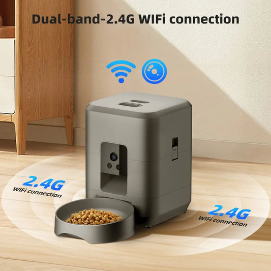 Automatic Cat Food Feeder with Camera, Video, WIFI, Remote Control