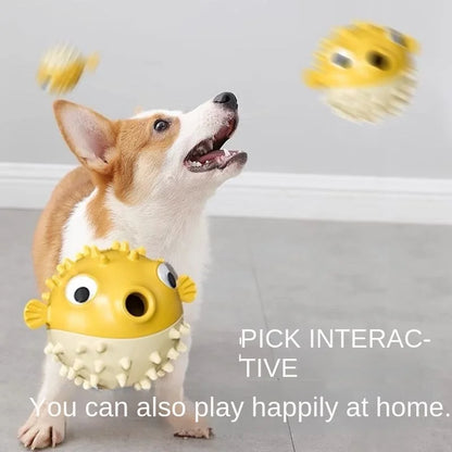 Toy Treat Dog Puzzle Dispenser Ball