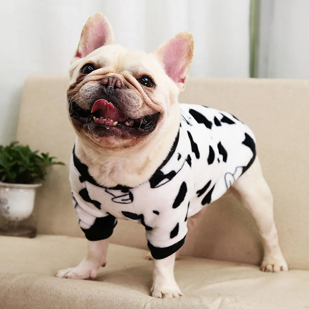 Cute Print Puppy Warm Clothing, Hoodie, Winter Pajamas