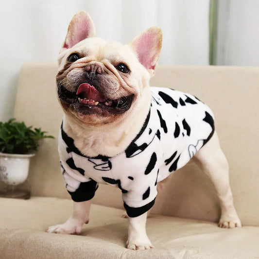 Cute Print Puppy Warm Clothing, Hoodie, Winter Pajamas