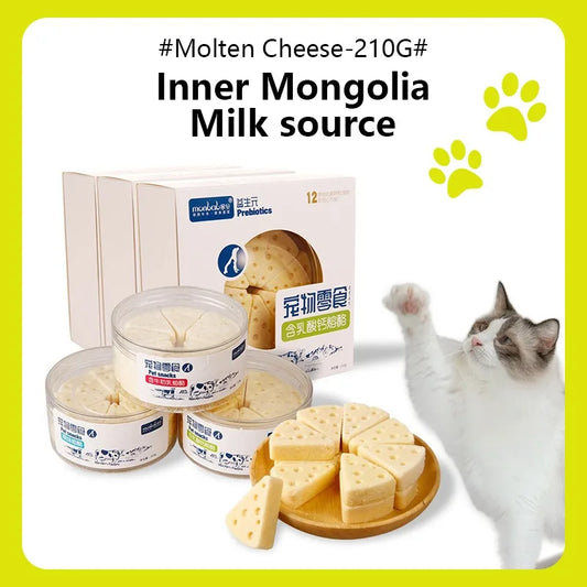 Freeze-dried High Calcium Cheese Snacks Aid Digestion