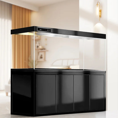 Modern Ornamental Floor Aquarium Luxury Living Room