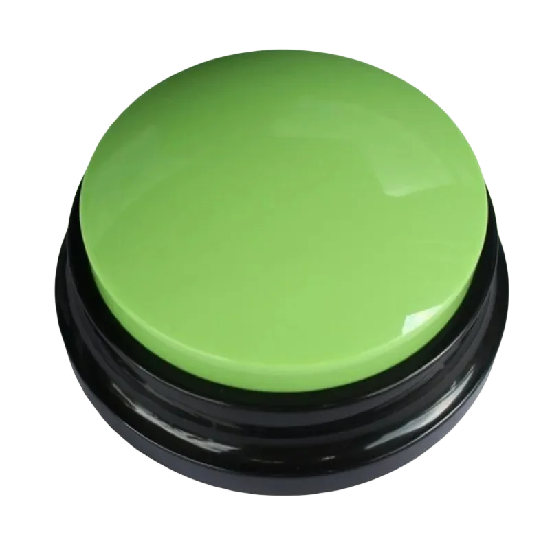Pet Communication Buttons, Voice Recording Button, Training Buzzer, 30 Second Record Playback