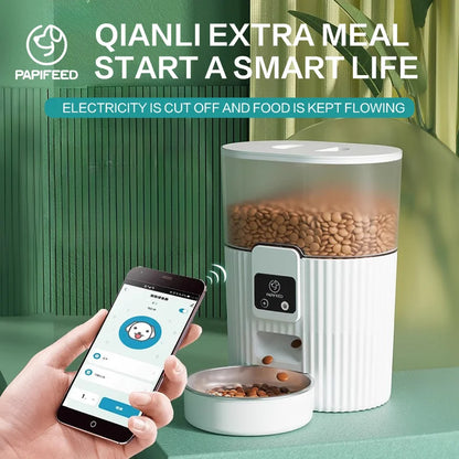 Automatic feeder cat/dog, fixed feeding machine, wifi remote
