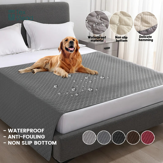Double-Sided Waterproof Bed Cover Furniture Protector For Dogs
