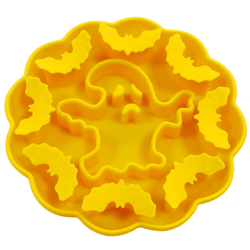 Slow Feed Pet Bowl Non Slip Interactive Lick Pad Chew-Proof Silicone