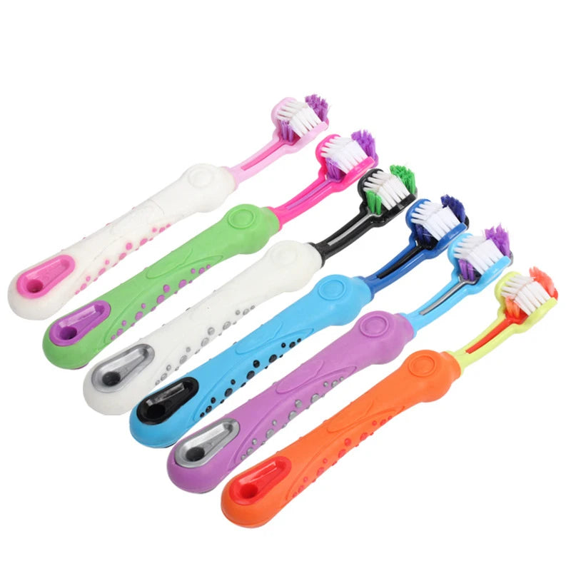 Three Sided Pet Toothbrush