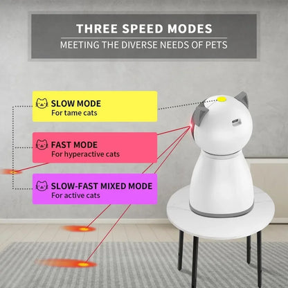 Random Trajectory Motion Activated Automatic Cat Laser Toy