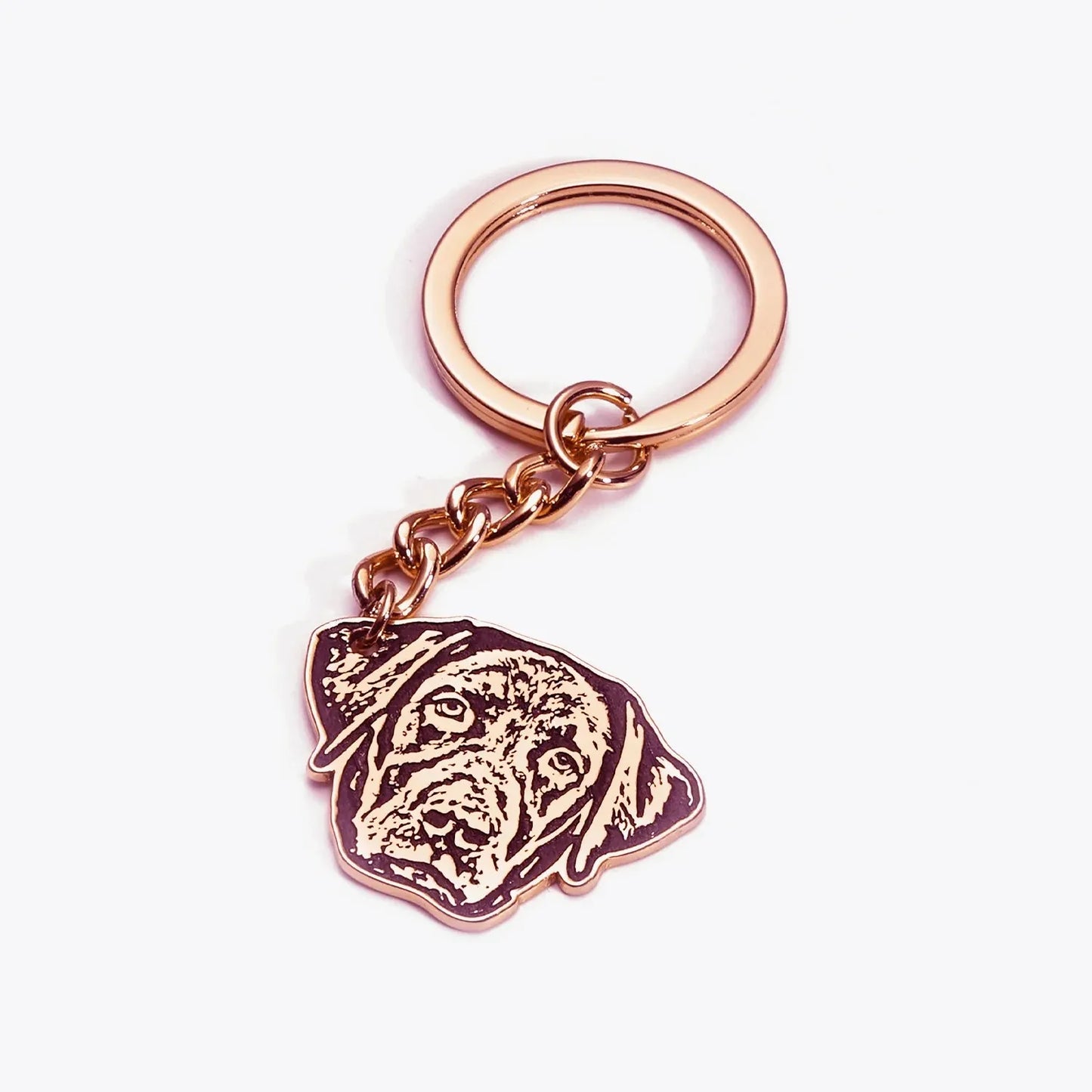 Handmade Engraved Personalized Dog/Cat Keychain