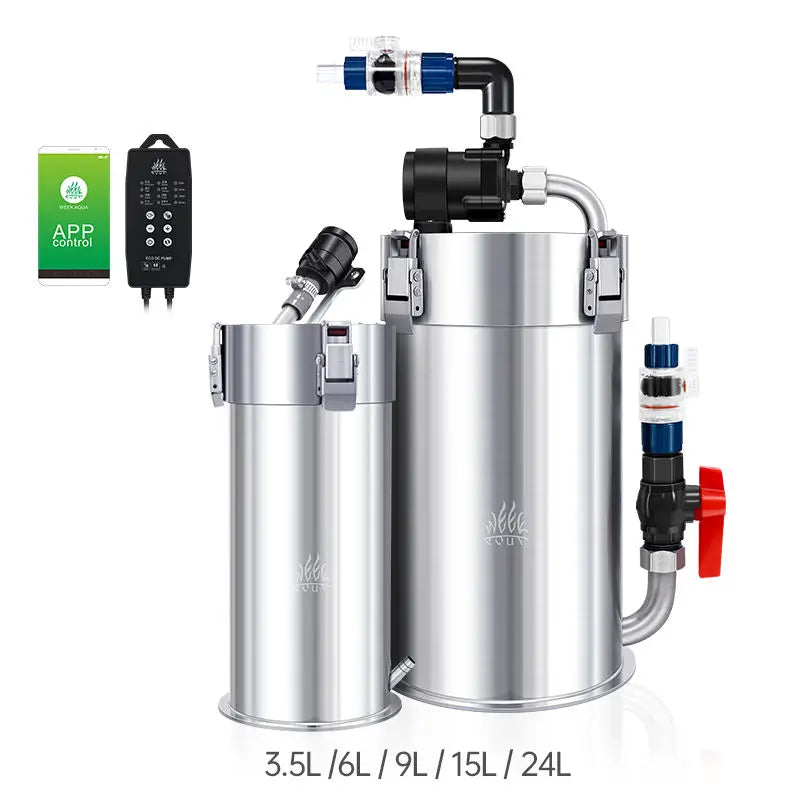 Aqua Intelligent Control, Stainless Steel Filter Bucket With Water Pump
