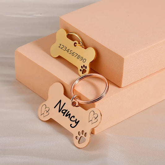 Personalized Creative love Customized Dog Tags For Puppy