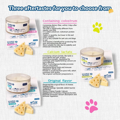 Freeze-dried High Calcium Cheese Snacks Aid Digestion