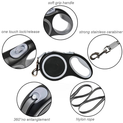 3m 5m 8m  Retractable Bulldog Rope Small/Big Dog