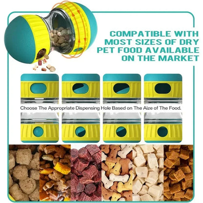 Adjustable Treat Dispenser Puzzle Toy, Interactive Enrichment Dog Food