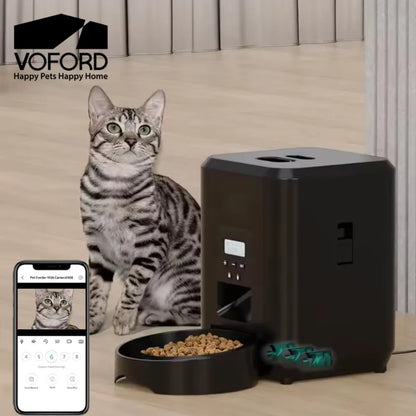 Automatic Cat Food Feeder with Camera, Video, WIFI, Remote Control