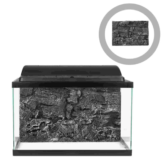 Rock Aquarium Reptile Tank Boards Glass Rocks Stone Landscape