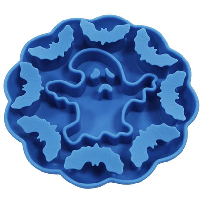 Slow Feed Pet Bowl Non Slip Interactive Lick Pad Chew-Proof Silicone