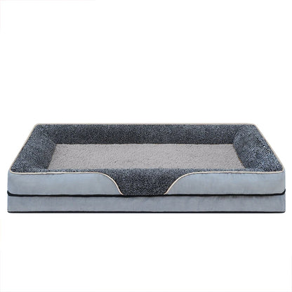 An oversized dog bed for all seasons,